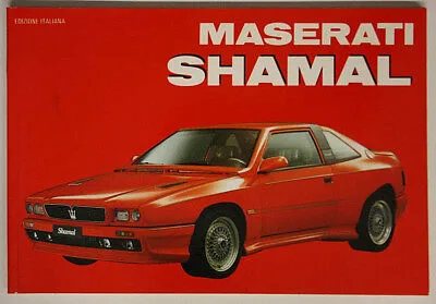 LIBRETTO MASERATI SHAMAL SERIE LA COLLECTION  AUTOMOBILIA 1992 #L526