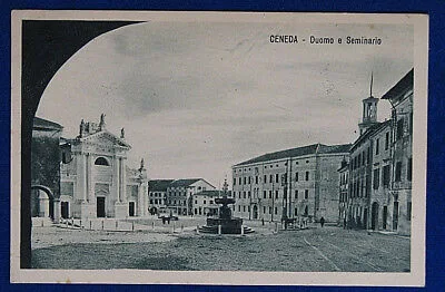 CENEDA Duomo e Seminario animata   viaggiata 1932  f/p #21055