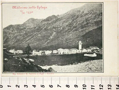 MADESIMO SULLO SPLUGA no viaggiata anni 10 #8665