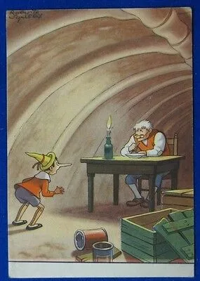 TRIESTE BRODO  ARRIGONI Concorso Pinocchio ill. R. SGRILLI NV anni 50 FG #21354