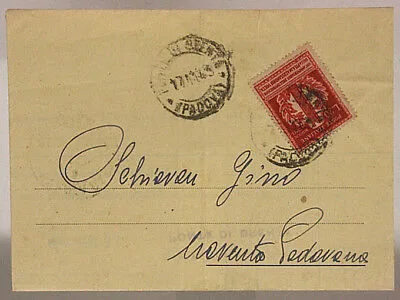 STORIA POSTALE REPUBBLICA 20 LIRE 150° INVENZIONE PILA ELETTRICA 1949 #SP595