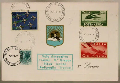 VOLO RIEVOCATIVO TREVISO  – MONTE GRAPPA – PIAVE – ISONZO – TREVISO 1978 #SP600