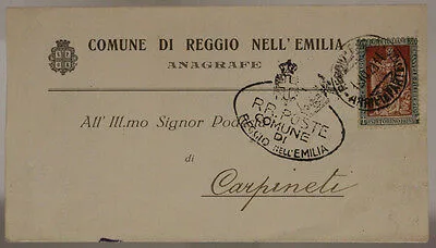 STORIA POSTALE REGNO 30 CENTESIMI 4° CENTENARIO EMANUELE FILIBERTO 1929 #SP661