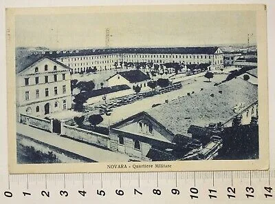NOVARA Quartiere Militare viaggiata 1927 f/p #10111