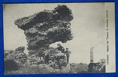 COTRONE Ruderi del Tempio di Giunone Lacinia animata viagg 1913  f/p #20459