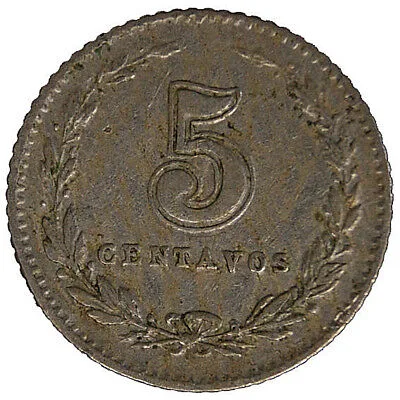 ARGENTINA 5 CENTAVOS 1896 #3311A