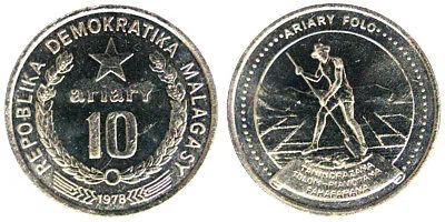 MADAGASCAR 10 Ariary 1978 #42540