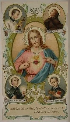 Santino SS. PASQUALE BAYLON, STANISLAO KOSTKA, GIOVANNI BERCHMANS #SA541