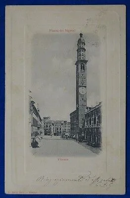 VICENZA Piazza dei Signori viaggiata “900 f/p #20718