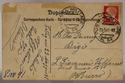 POSTA MILITARE n° 91 CARTOLINA AFFRANCATA 23.5.1941 #XP55B