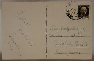 POSTA MILITARE n° 14 anni 40 CARTOLINA DAL MONTENEGRO #XP8