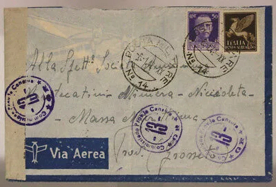 POSTA MILITARE N°14 ( MARCHESE P. 3 ) BUSTA VIA AEREA  8.1.1941 #XP9