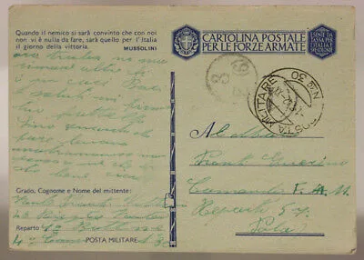 POSTA MILITARE n° 30 ( MARCHESE P. 1 ) 46° REGGIMENTO FANTERIA 1.7.1942 #XP16B