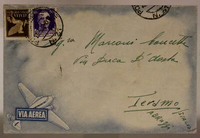POSTA MILITARE n° 31 ( MARCHESE P. 1 ) BUSTA  VIA AEREA LIBIA  28.5.1942 #XP17