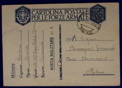 Posta Militare n° 62  (Marchese P.4)  19.3.1941 #XP35