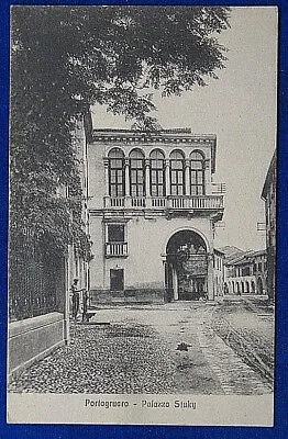 PORTOGRUARO Palazzo Stuky no viaggiata anni 20  f/p #20792