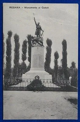 RESANA Monumento ai Caduti no viaggiata anni 30 ed. Vittorio Stein f/p #20800