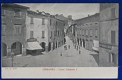 URBANIA Corso Umberto I animata no viaggiata anni 10 f/p #20781