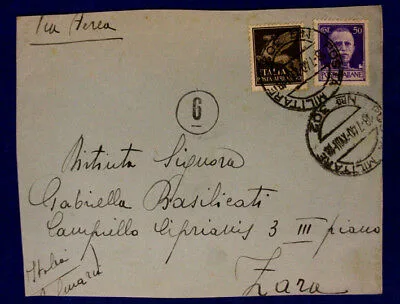 Posta Militare n. 302 Affrancata 2 x 50 Cent. 18.7.1940 #XP92