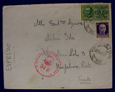 Posta Militare n. 355 Timbro Commissione Provinciale di Censura 30.10.1942 #XP94