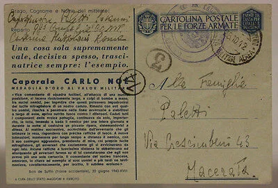 UFFICIO CONCENTRAMENTO POSTA MILITARE 28.10.1942 ( P. 4 ) VIA AEREA #XP98