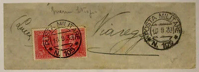 POSTA MILITARE n. 105  AICPM P. 4 FRAMMENTO 16.9.1936 AOI #XP157