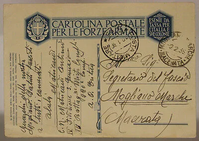 POSTA MILITARE n. 55 AICPM P.  2 FRANCHIGIA ERITREA 1?.1.1936 AOI #XP140B