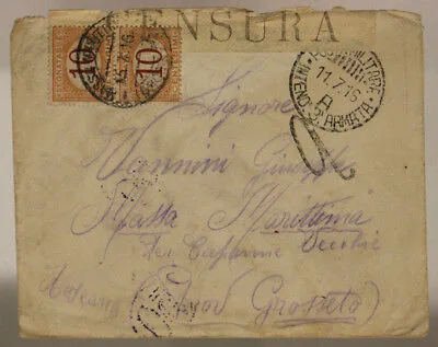 POSTA MILITARE INTENDENZA 3^ ARMATA A 11.7.1916 BUSTA AFFRANCATA #XP183L