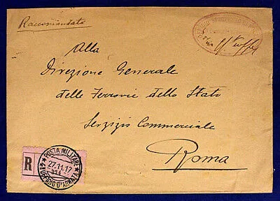 Posta Militare 4° Ufficio d’Armata 27.11.1917 Ufficio Sprovvisto di Bollo #XP195E