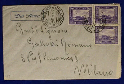 Posta Militare Mogadiscio Concentr. Milit. 27.5.1936 Timbro di Arrivo #XP127