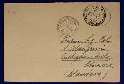 Ufficio Postale Speciale 5 Timbro Arrivo 21.12.1937 #XP172B