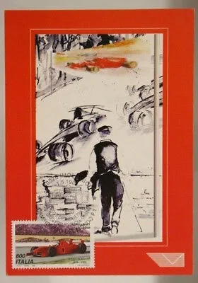 CARTOLINA ANNULLO 1° GIORNO 19° GP SAN MARINO MONDIALE F1 1999 FERRARI #SP112
