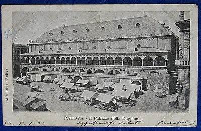 PADOVA Palazzo della Ragione viaggiata “900 f/p #19867
