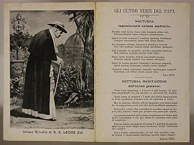 illustrata LEONE XIII NO VIAGGIATA fp doppia “900 #14997