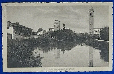 CASALE SUL SILE Un Saluto viaggiata 1916  f/p #19946