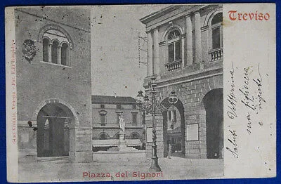 TREVISO Piazza dei Signori  viaggiata “900 f/p #19940