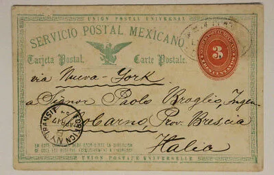 Cartolina MESSICO 3 Centavos 1894 #SP180
