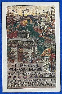 VENEZIA 1907 VII^ Esposizione Internazionale Arte SEZANNE f/p vg #3240