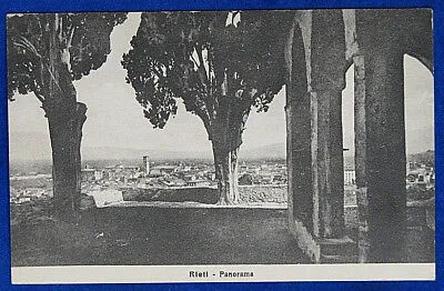 RIETI  Piazza Municipale animata no viaggiata anni 10 f/p #19323