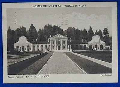VENEZIA 1939 Mostra del VERONESE Villa di Maser di Andrea Palladio FG #19415