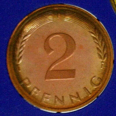 GERMANIA 2 Pfennig 1980 F Stoccarda #G9