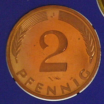 Germania 2 Pfennig 1980 J Amburgo #G19