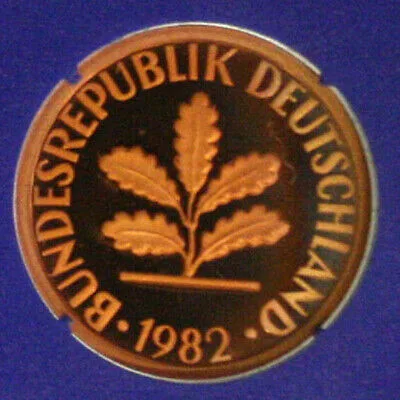 Germania 1 Pfennig 1982 G Karlsruhe #G100