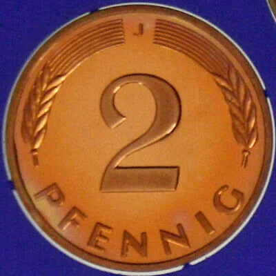 GERMANIA 2 Pfennig 1984 J Amburgo #G199