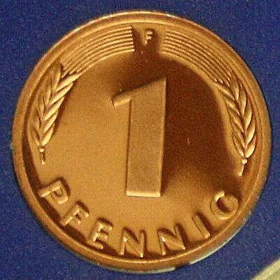 Germania 1 Pfennig 1988 F Stoccarda #G374