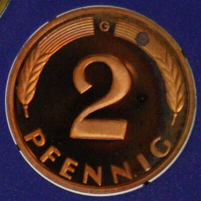 GERMANIA 2 Pfennig 1990 G Karlsruhe #G421