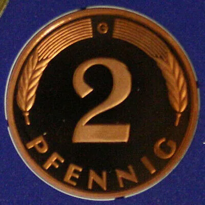 GERMANIA 2 Pfennig 1992 G Karlsruhe #G641