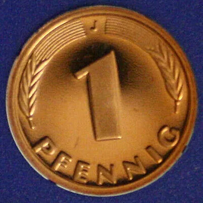 GERMANIA 1 Pfennig 1992 J Amburgo #G652