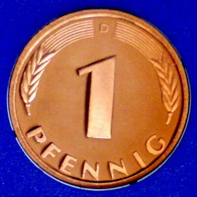 GERMANIA 1 Pfennig 1993 D Munchen #G502