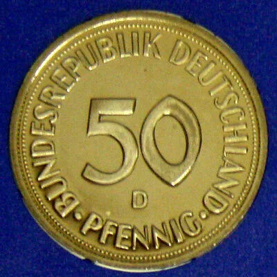 GERMANIA 50 Pfennig 1993 D Munchen #G498